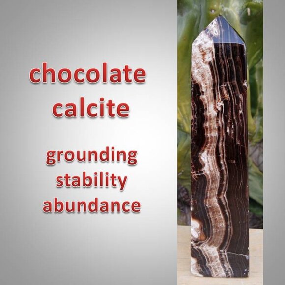 Other - Chocolate Calcite TOWER 01grounding ABUNDANCE stability